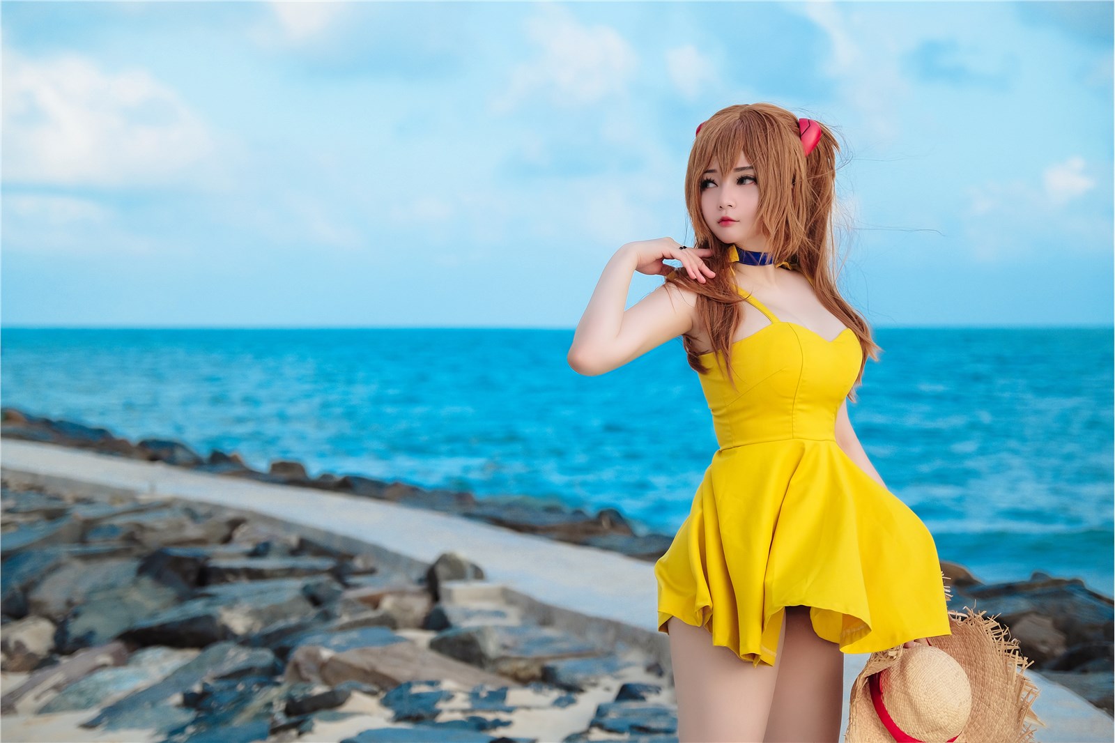 Potato Godzilla NO.060 Asuka Yellow Dress(3)